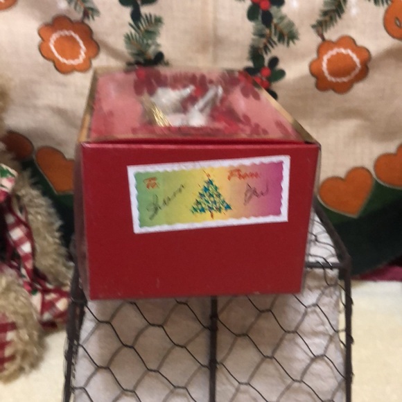 2001 Lenox Annual Cherub Christmas Figurine Ornament 4”x2” NIB - Picture 5 of 5